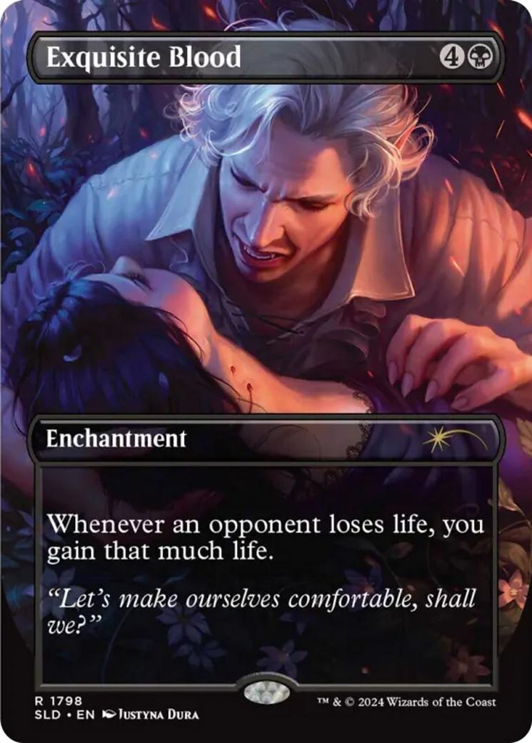 Exquisite Blood [1798] [Borderless] [Astarion's Thirst] [Secret Lair Drop] [Non-Foil]