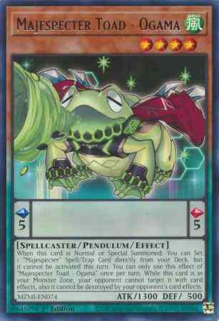 Majespecter Toad - Ogama - MZMI-EN074 - Rare - 1st Edition