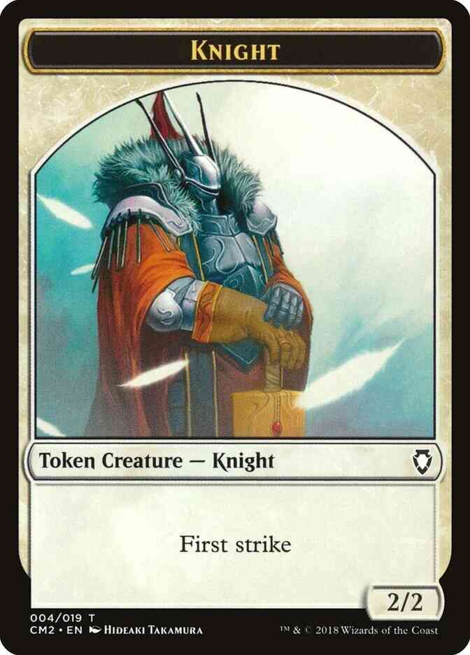 Knight Token [04] [Commander Anthology Volume II Tokens] [Non-Foil]