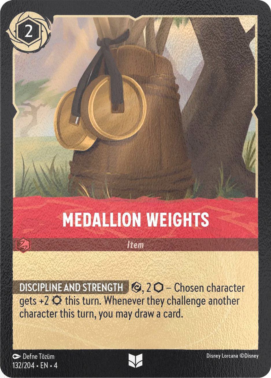 Medallion Weights - 132/204 [Ursula's Return] [Cold Foil]