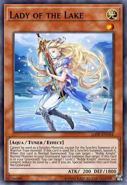 Lady of the Lake - NKRT-EN013 - Platinum Rare - Limited
