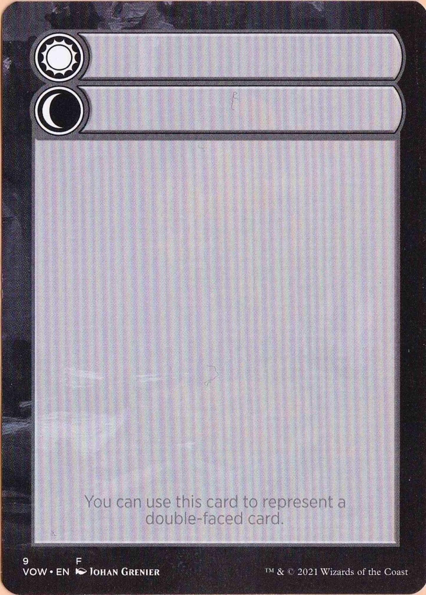 Double-Faced Substitute Card [09] [Innistrad: Crimson Vow Substitute Cards] [Non-Foil]