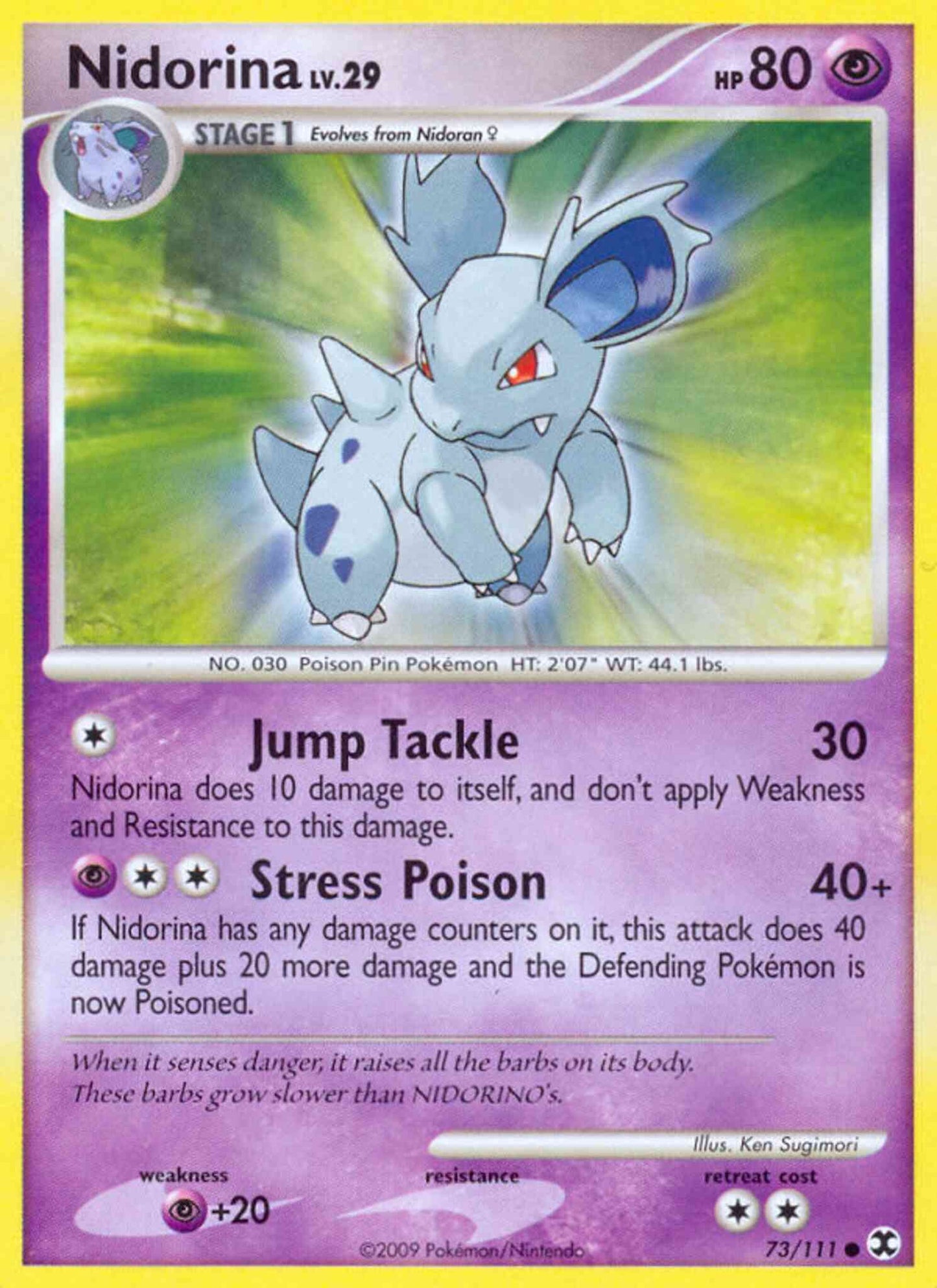 Nidorina - 73/111 - Common [pl2-73] [Non-Holo]