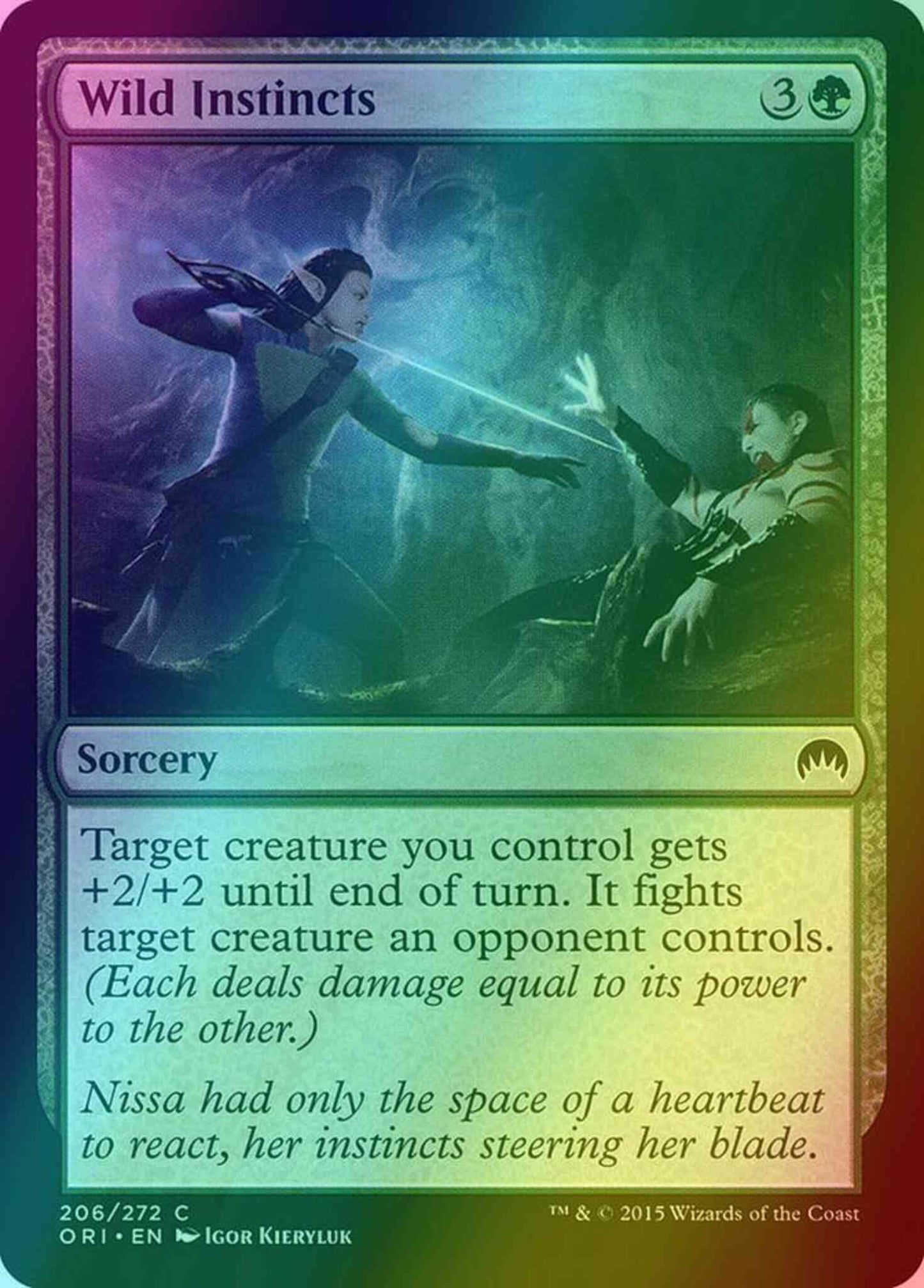 Wild Instincts [206] [Magic Origins] [Foil]
