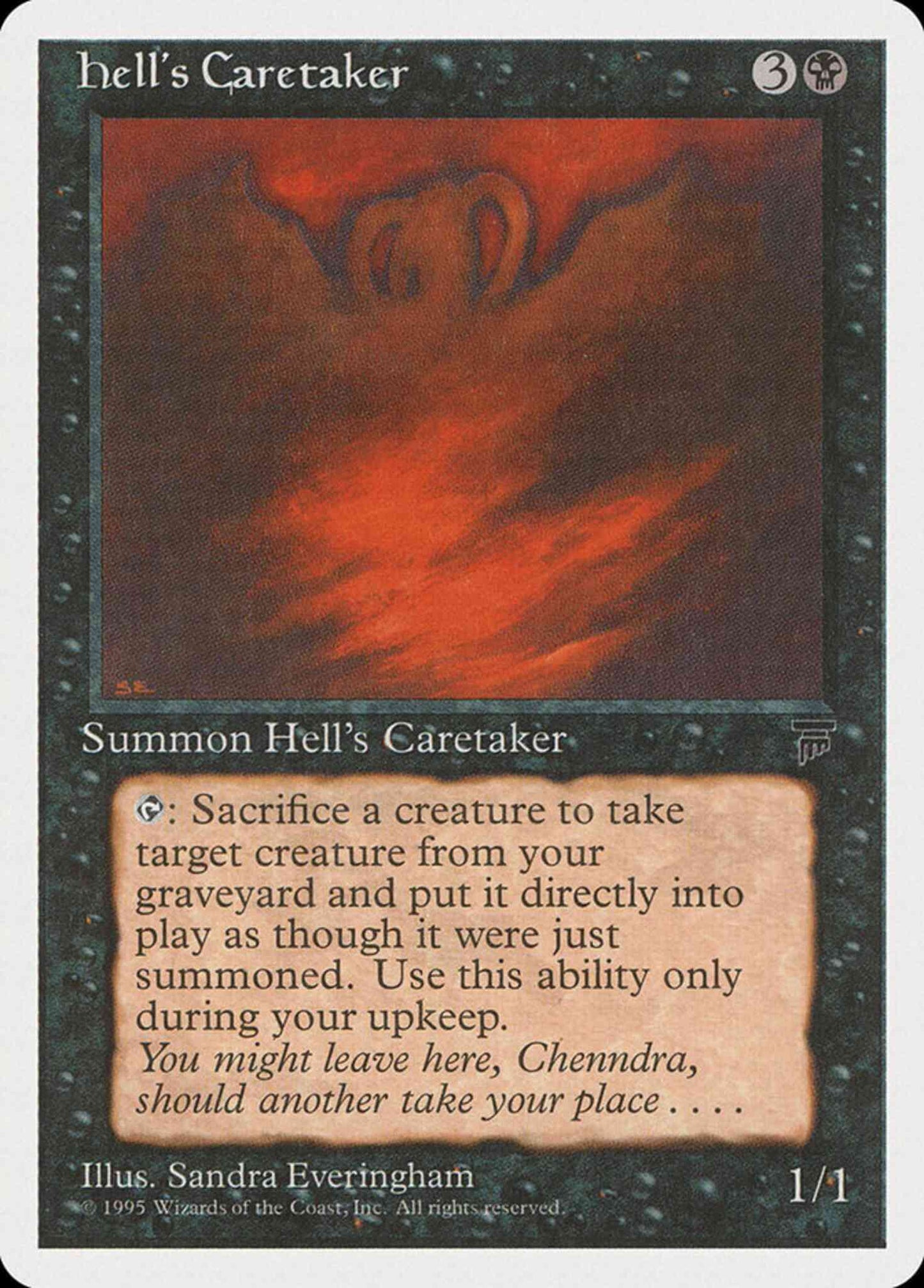 Hell's Caretaker [35] [Chronicles] [Non-Foil]