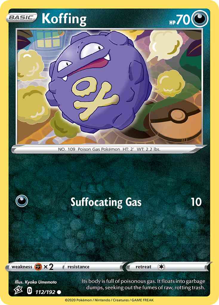 Koffing - 112/192 - Common [swsh2-112] [Reverse Holo]
