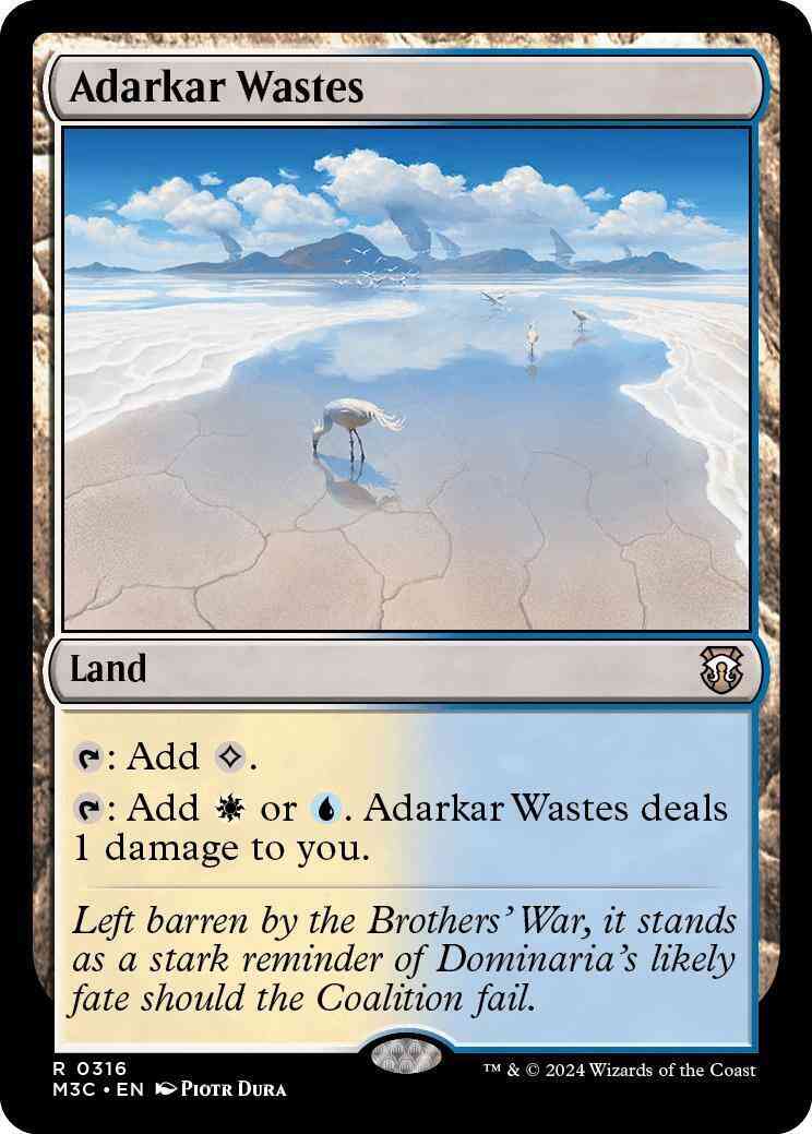 Adarkar Wastes [316] [Modern Horizons 3: Commander] [Non-Foil]