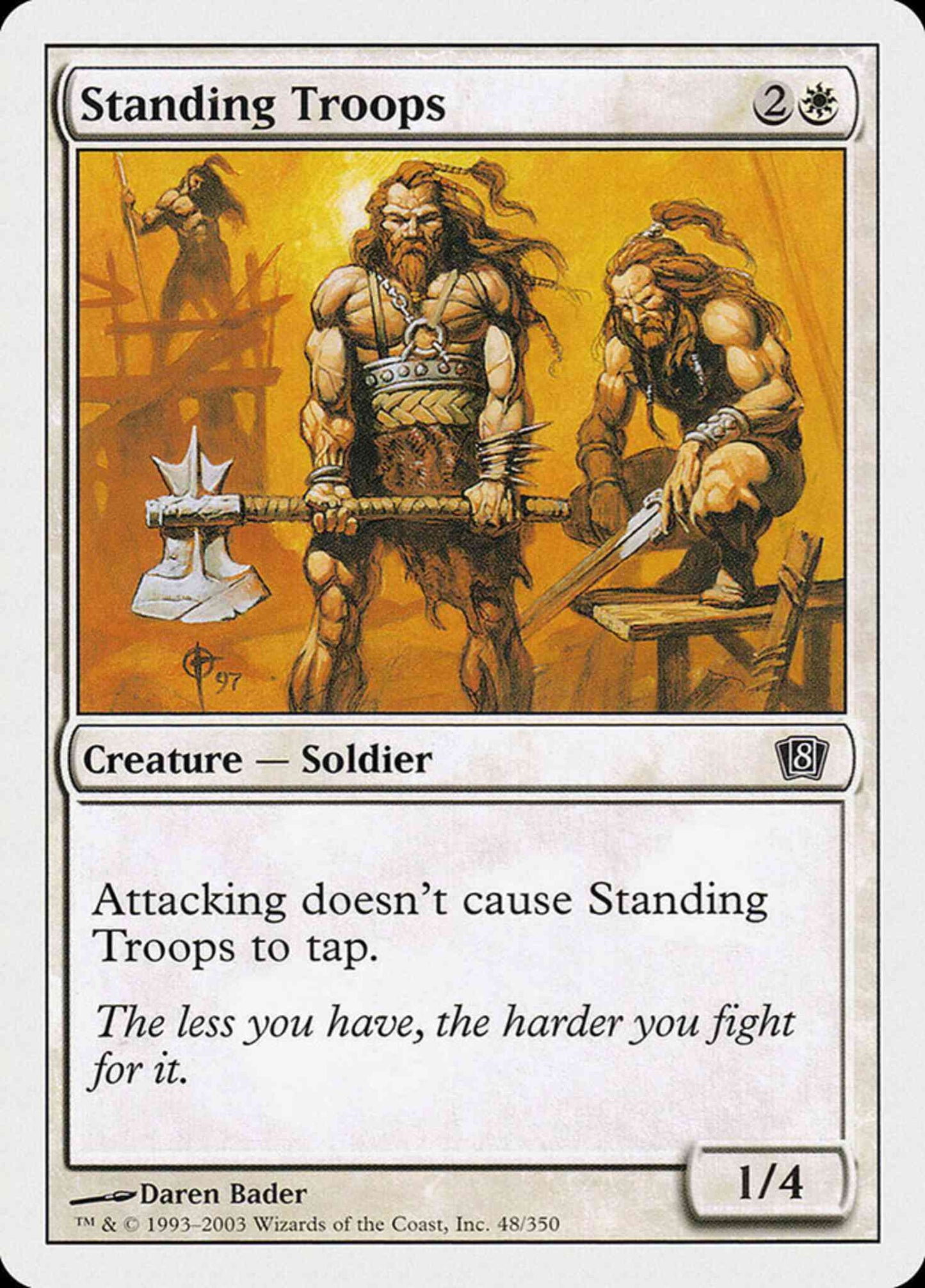 Standing Troops [48] [Eighth Edition] [Non-Foil]