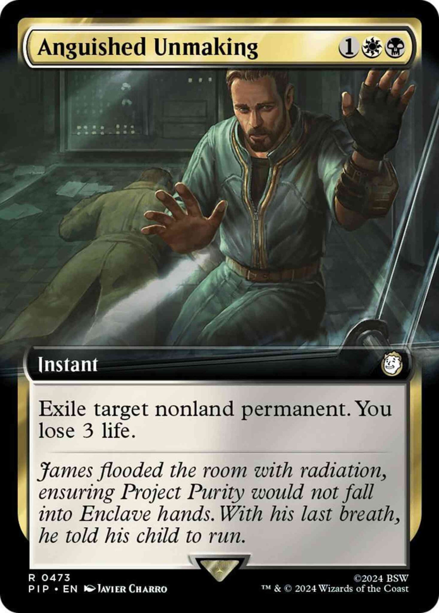Anguished Unmaking [473] [Extended Art] [Fallout] [Non-Foil]