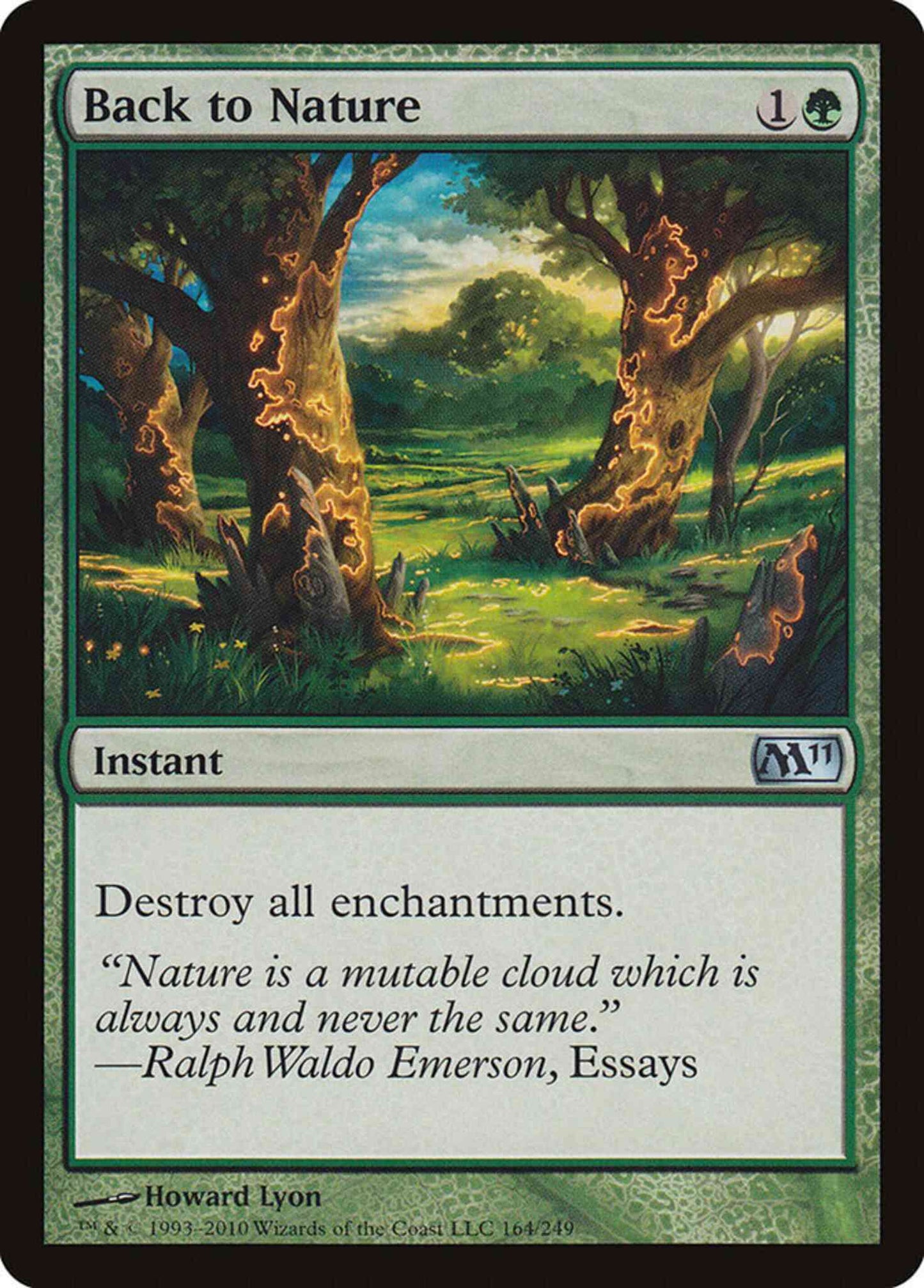 Back to Nature [164] [Magic 2011] [Non-Foil]
