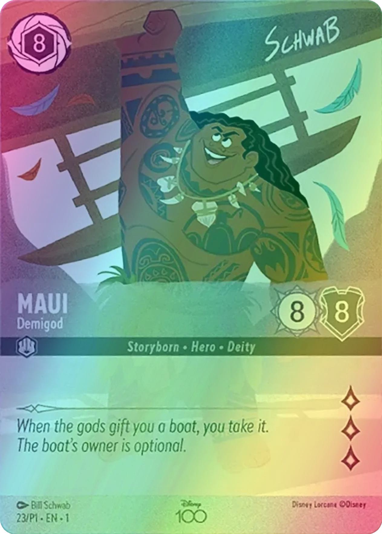 Maui - Demigod (Alternate Art) - 23/P1 [Disney100 Promos] [Holofoil]