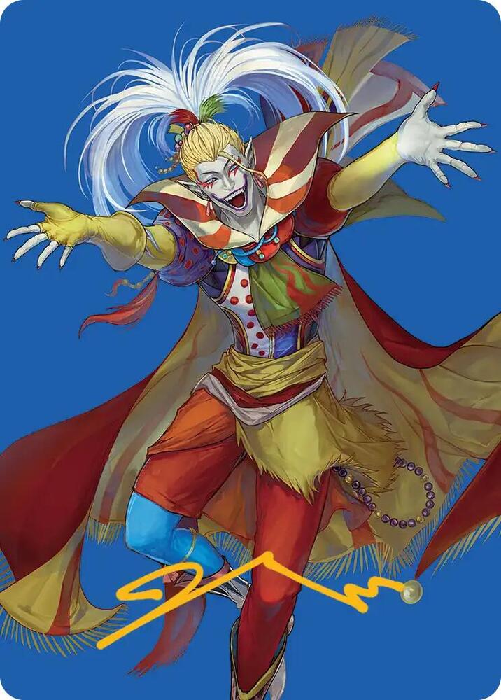 46/53 - Kefka, Court Mage Art Card [FINAL FANTASY: Art Series] [Gold-Stamped]
