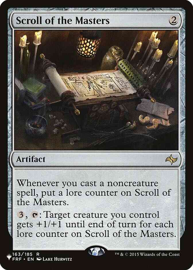 Scroll of the Masters [FRF-163] [The List] [Non-Foil]