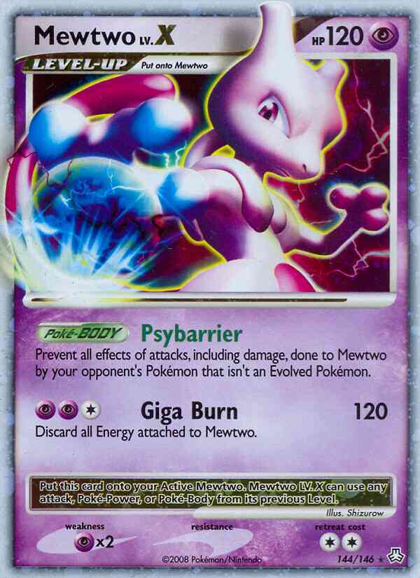 Mewtwo - 144/146 - Rare Holo Lv.X [dp6-144] [Ultra]