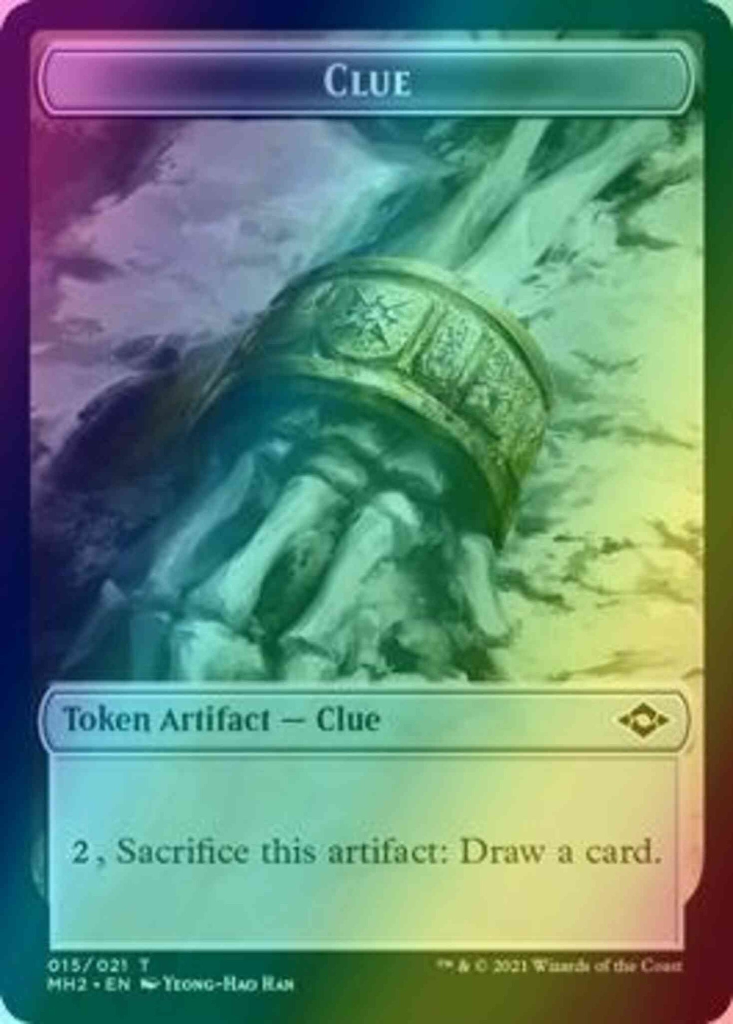 Clue Token (15) // Insect Token (13) [Modern Horizons 2 Tokens] [Foil]