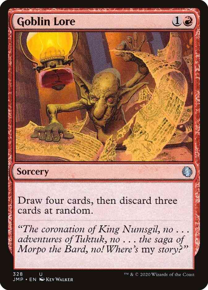 Goblin Lore [328] [Jumpstart] [Non-Foil]