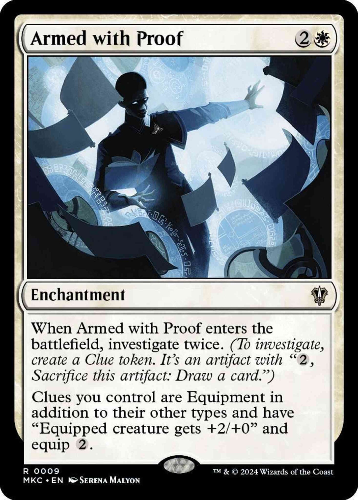 Armed with Proof [9] [Murders at Karlov Manor: Commander] [Non-Foil]