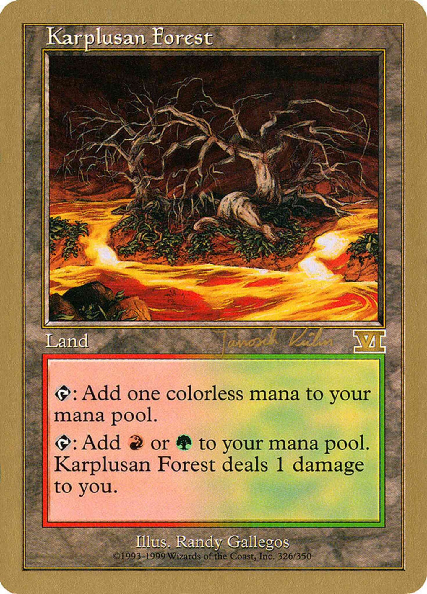 Karplusan Forest [jk326] [World Championship Decks 2000] [Non-Foil]