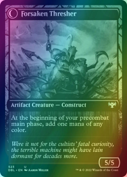 Foreboding Statue // Forsaken Thresher [523] [Innistrad: Double Feature] [Foil]