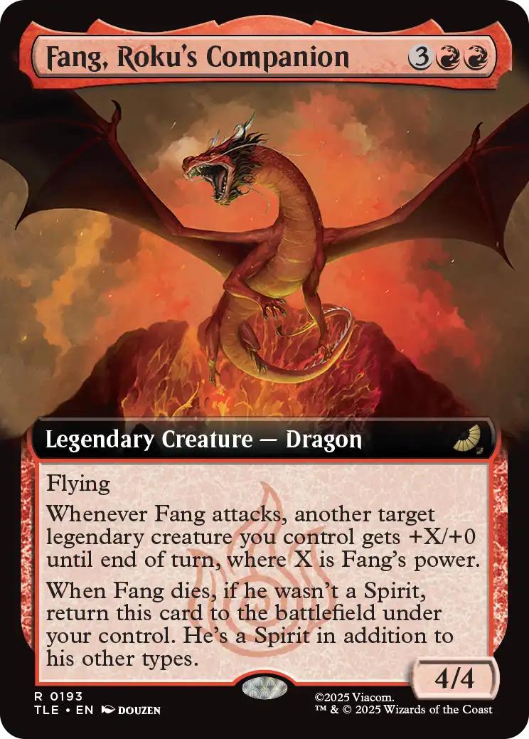 Fang, Roku's Companion [193] [Extended Art] [Avatar: The Last Airbender Eternal] [Non-Foil]