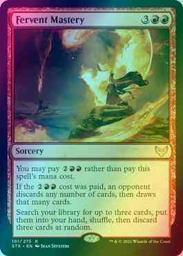Fervent Mastery [101] [Strixhaven: School of Mages] [Foil]