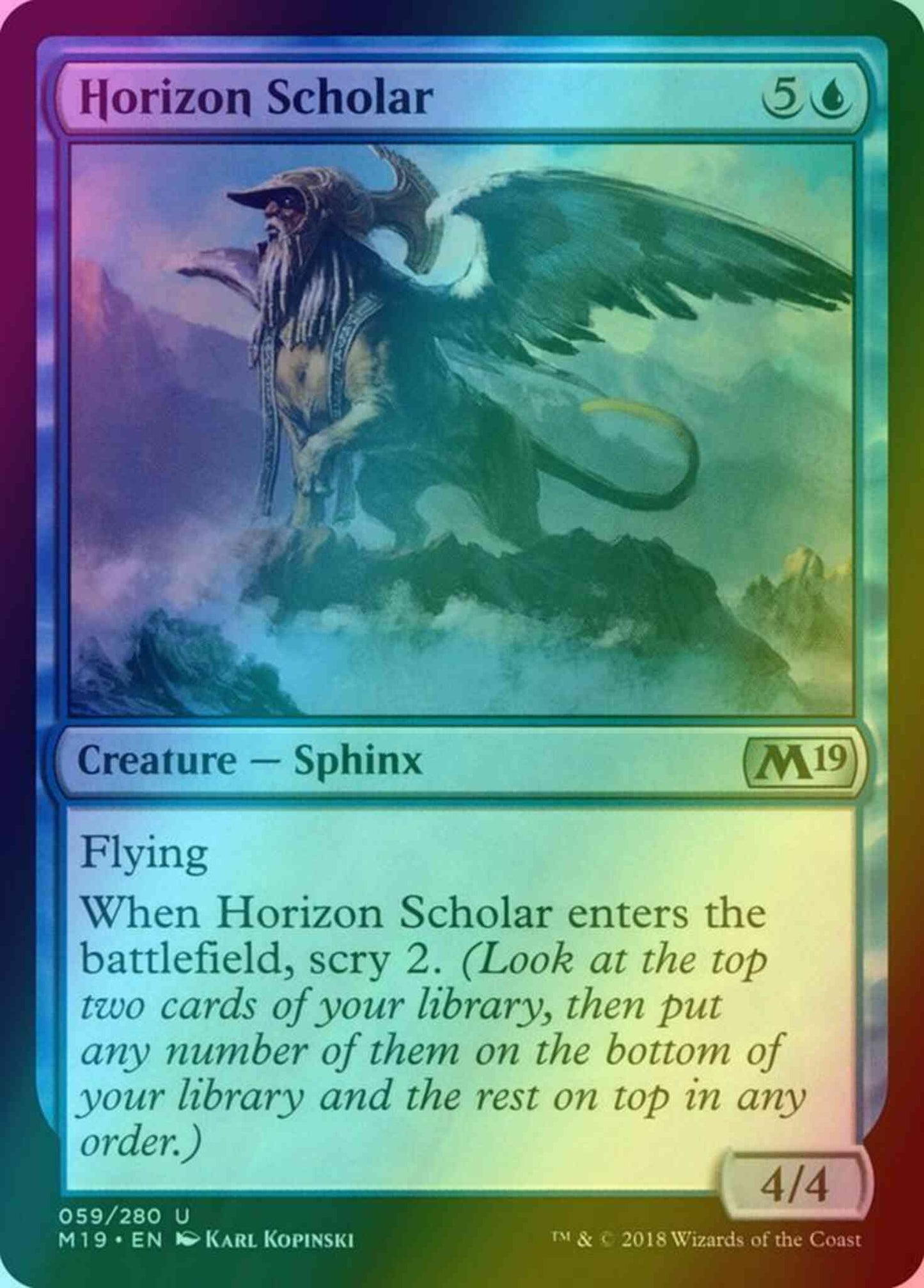 Horizon Scholar [59] [Core Set 2019] [Foil]