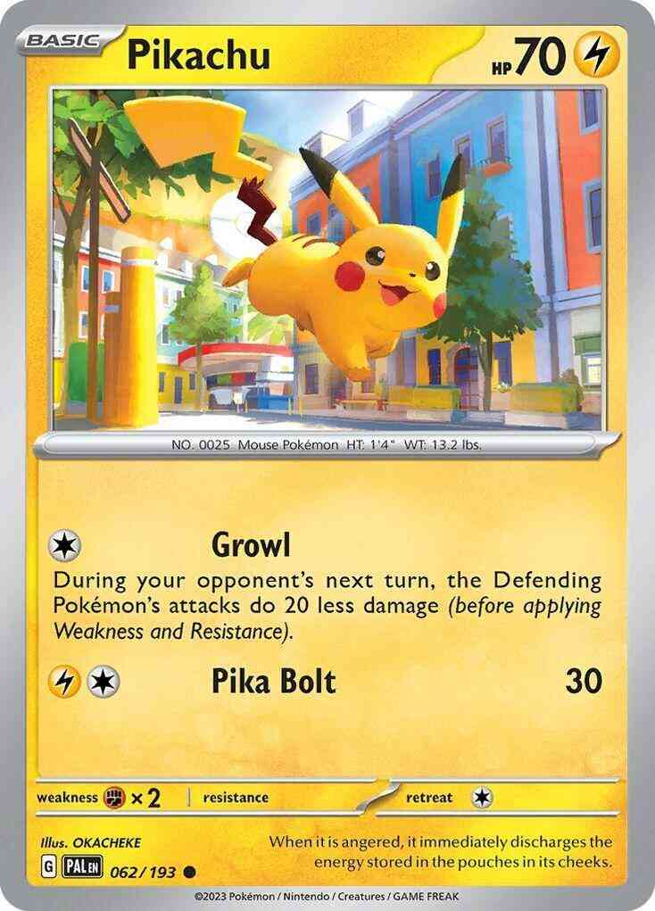 Pikachu - 062/193 - Common [sv02-062] [Non-Holo]