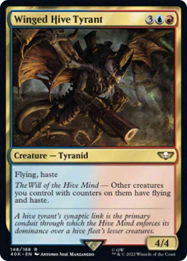 Winged Hive Tyrant [148] [Universes Beyond: Warhammer 40,000] [Non-Foil]