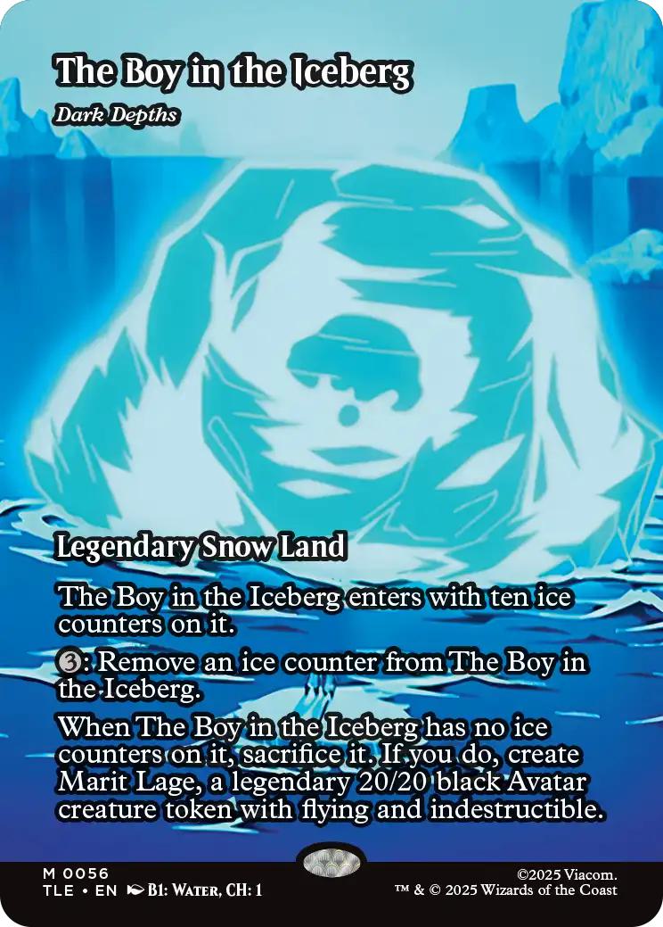 The Boy in the Iceberg - Dark Depths [56] [Borderless] [Source Material] [Avatar: The Last Airbender Eternal] [Non-Foil]