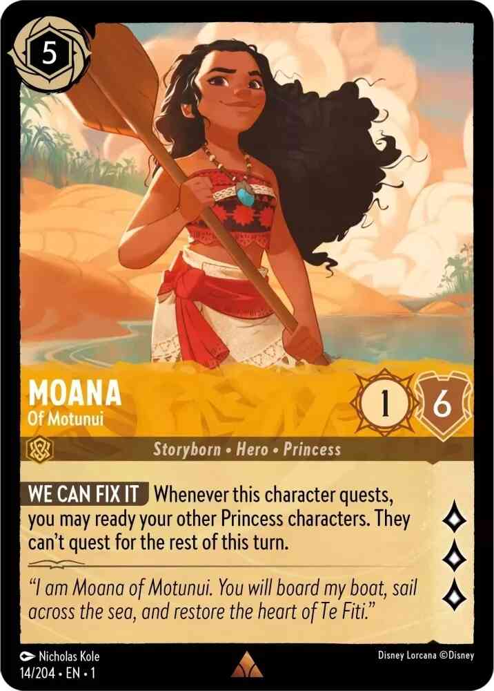 Moana - Of Motunui - 14/204 [The First Chapter] [Cold Foil]