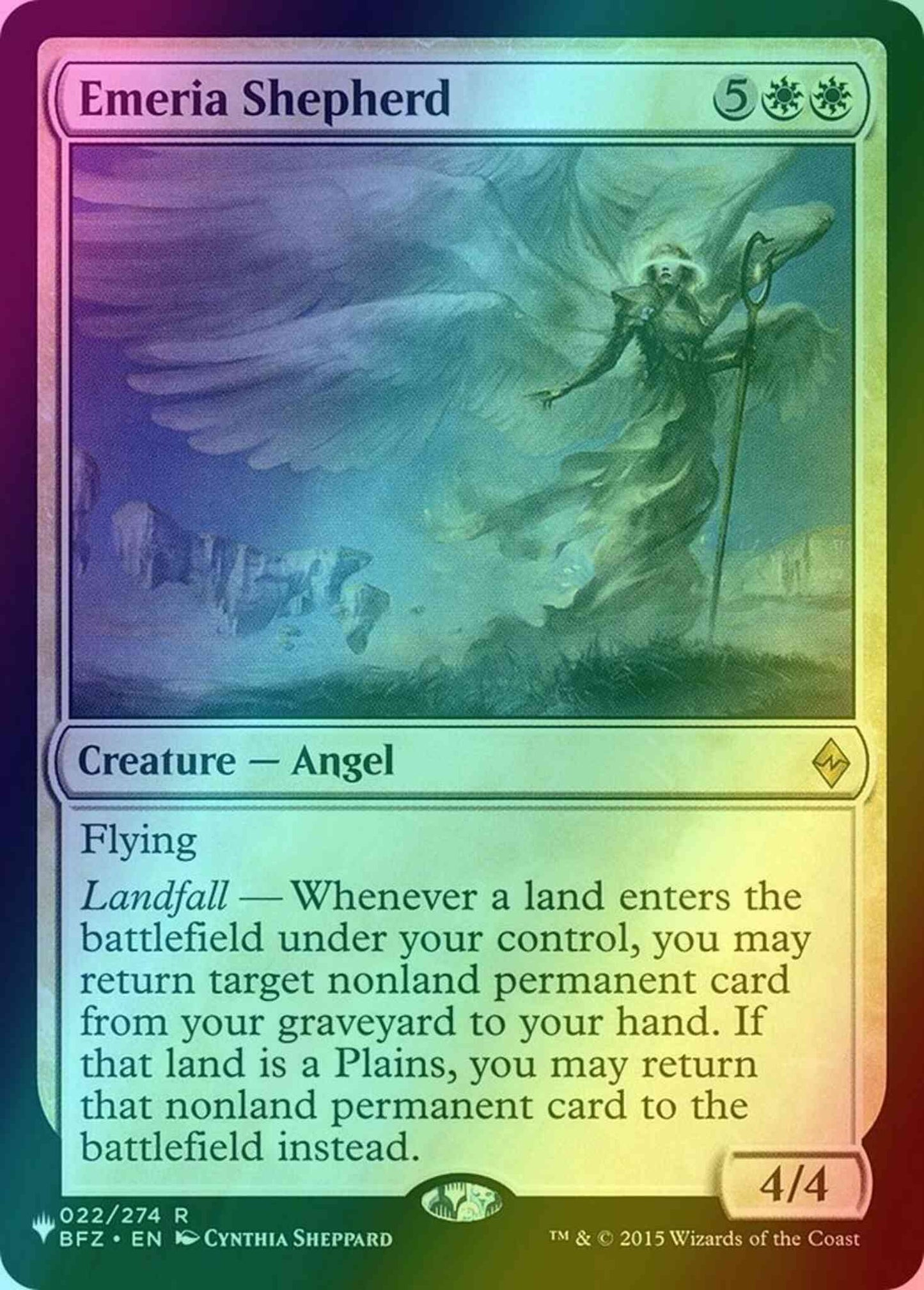 Emeria Shepherd [BFZ-22] [The List] [Foil]