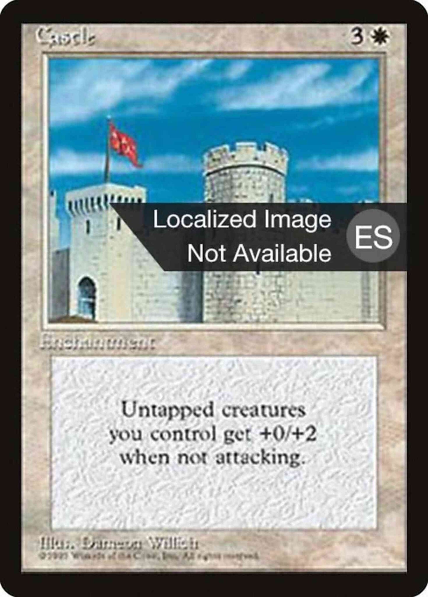 Castle - Chinese [12] [Fourth Edition Black Border: Chinese] [Non-Foil]