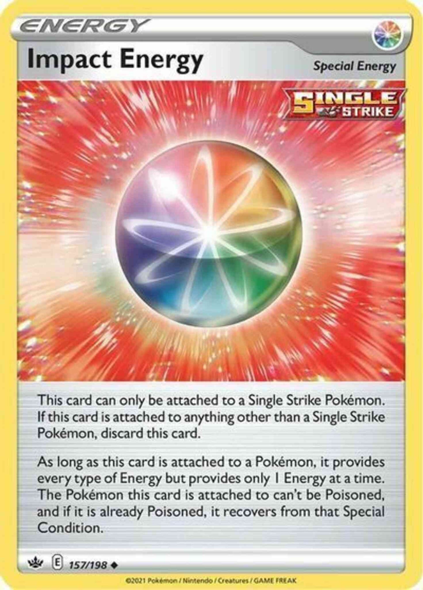 Impact Energy - 157/198 - Uncommon [swsh6-157] [Non-Holo]