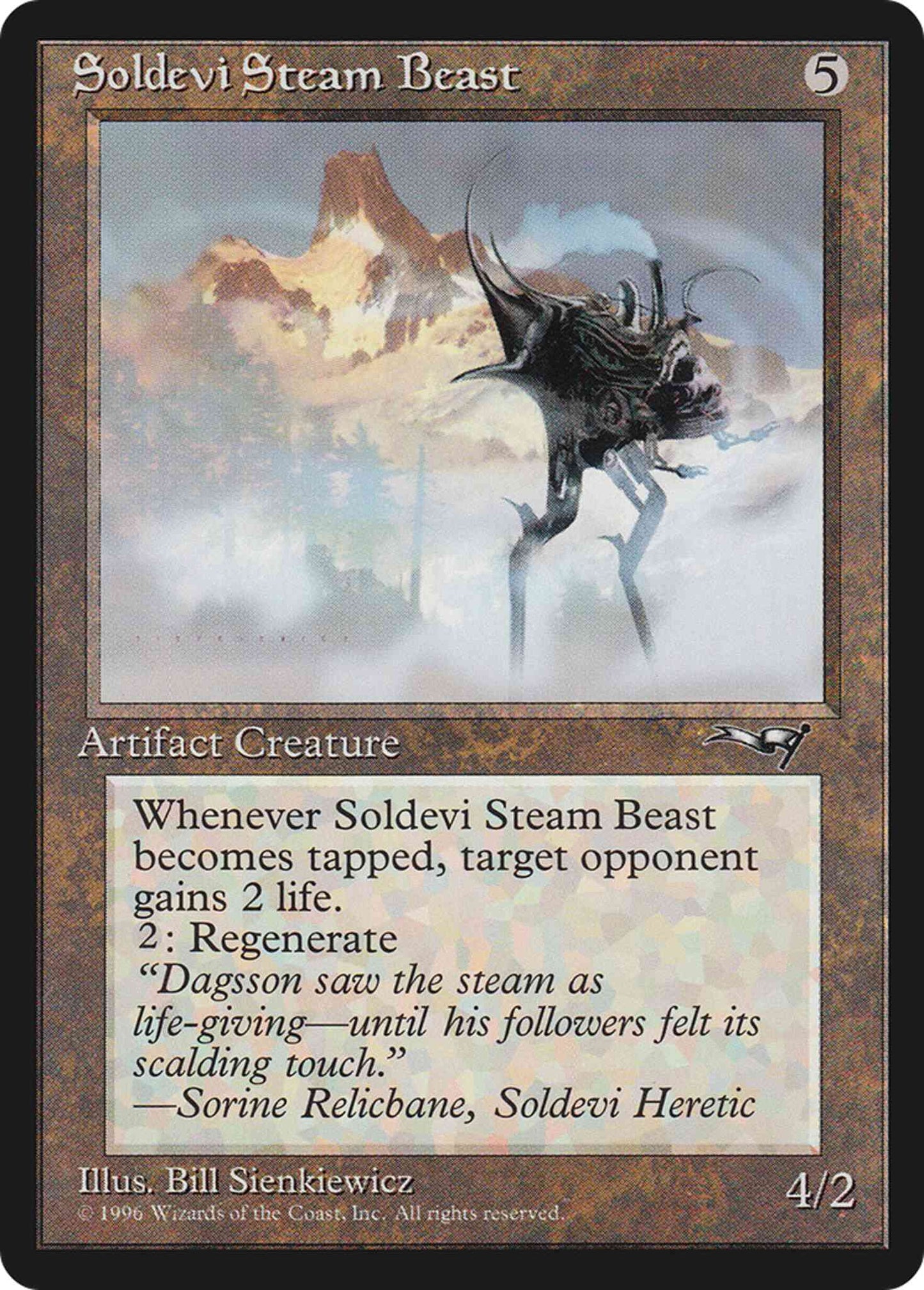 Soldevi Steam Beast [White Fog] [133a] [Alliances] [Non-Foil]