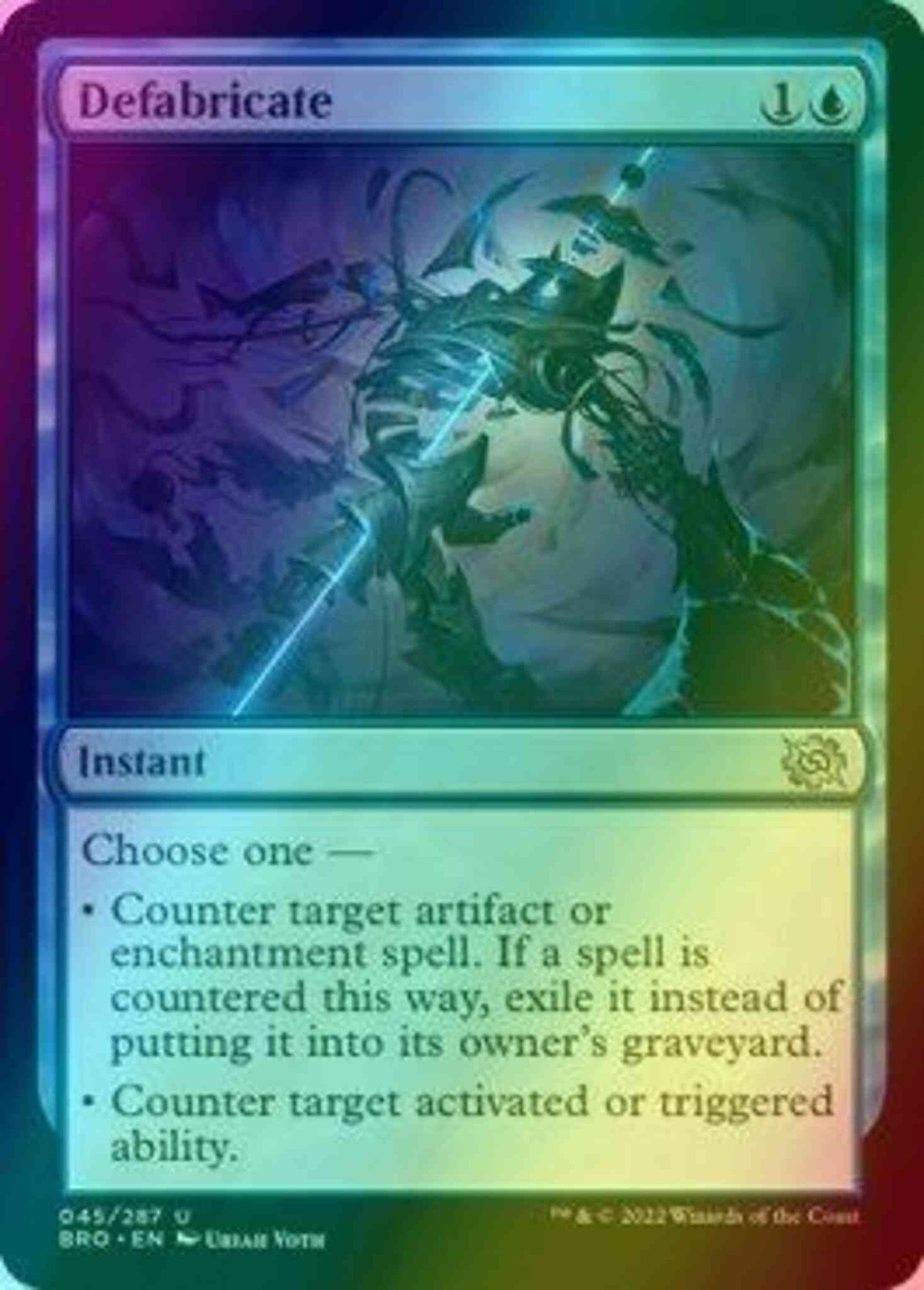 Defabricate [45] [The Brothers' War] [Foil]