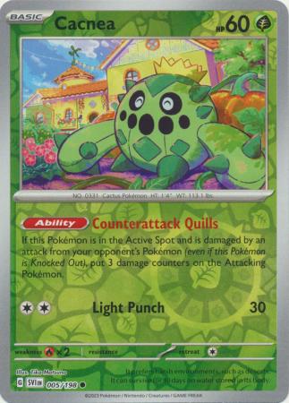 Cacnea - 005/198 - Common [sv01-005] [Reverse Holo]