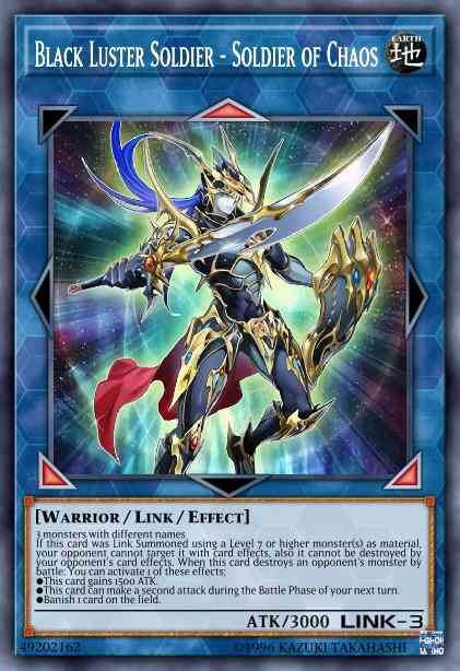 Black Luster Soldier - Soldier of Chaos - BLHR-EN046 - Secret Rare - 1st Edition