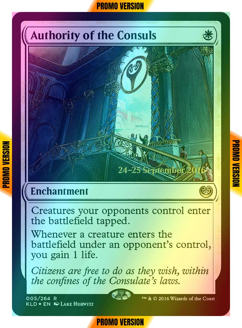 Authority of the Consuls [5s] [Kaladesh Promos] [Foil]