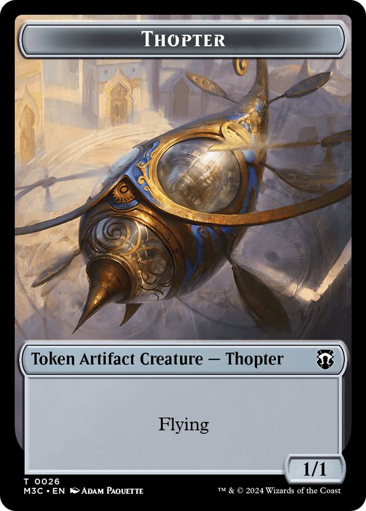 Copy Token (01) // Thopter Token (26) [Modern Horizons 3: Commander: Tokens] [Non-Foil]