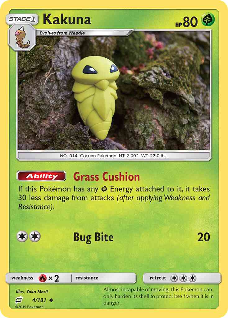 Kakuna - 4/181 - Uncommon [sm9-4] [Non-Holo]