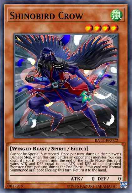 Shinobird Crow - RATE-EN022 - Common - 1st Edition