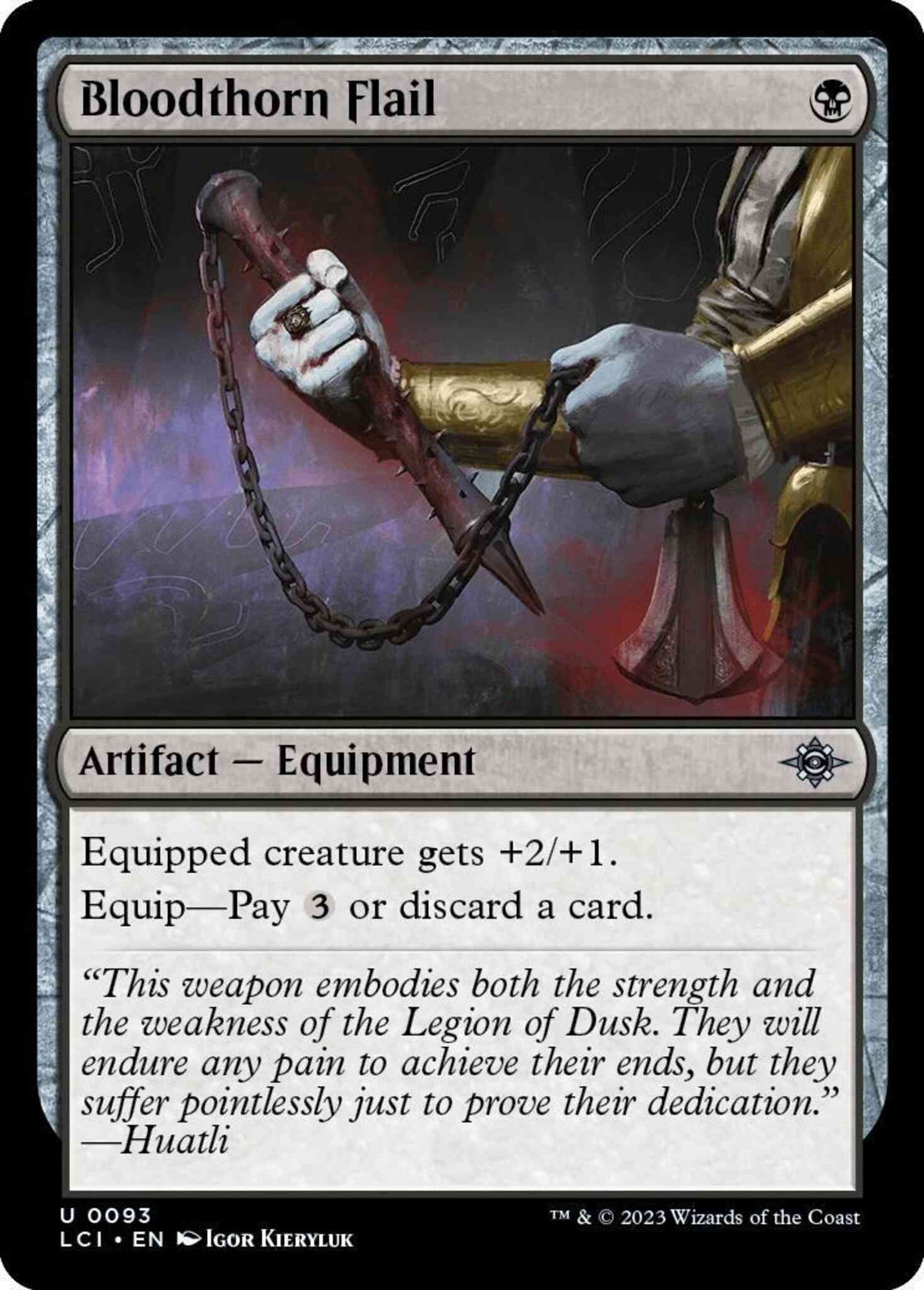 Bloodthorn Flail [93] [The Lost Caverns of Ixalan] [Non-Foil]