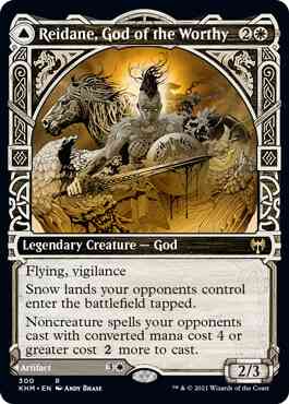Reidane, God of the Worthy // Valkmira, Protector's Shield [300] [Showcase] [Kaldheim] [Non-Foil]