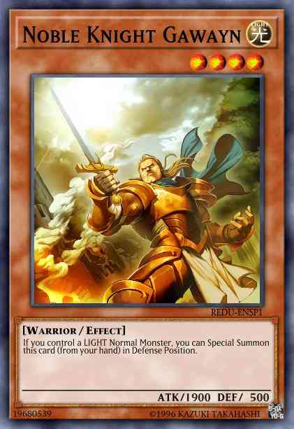 Noble Knight Gawayn - REDU-EN000 - Super Rare - Unlimited
