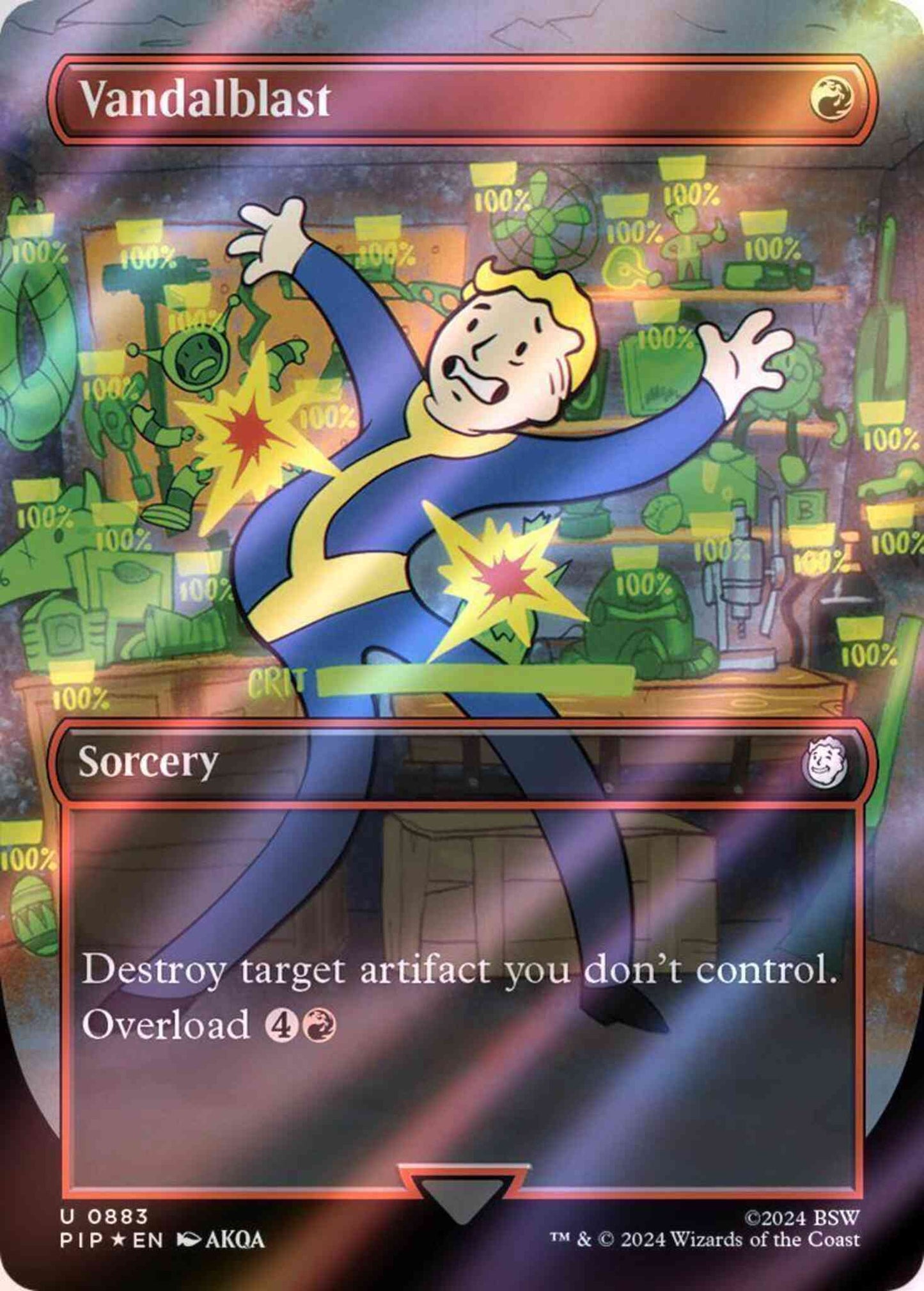Vandalblast [883] [Borderless] [Fallout] [Surge Foil]
