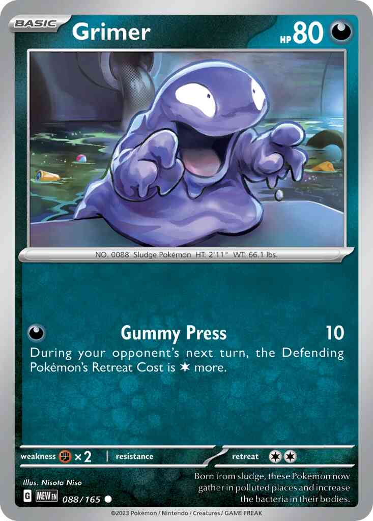 Grimer - 088/165 - Common [sv035-088] [Non-Holo]