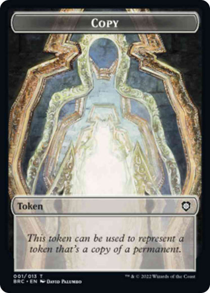 Copy Token (01) // Powerstone Token (07) [The Brothers' War: Commander: Tokens] [Non-Foil]