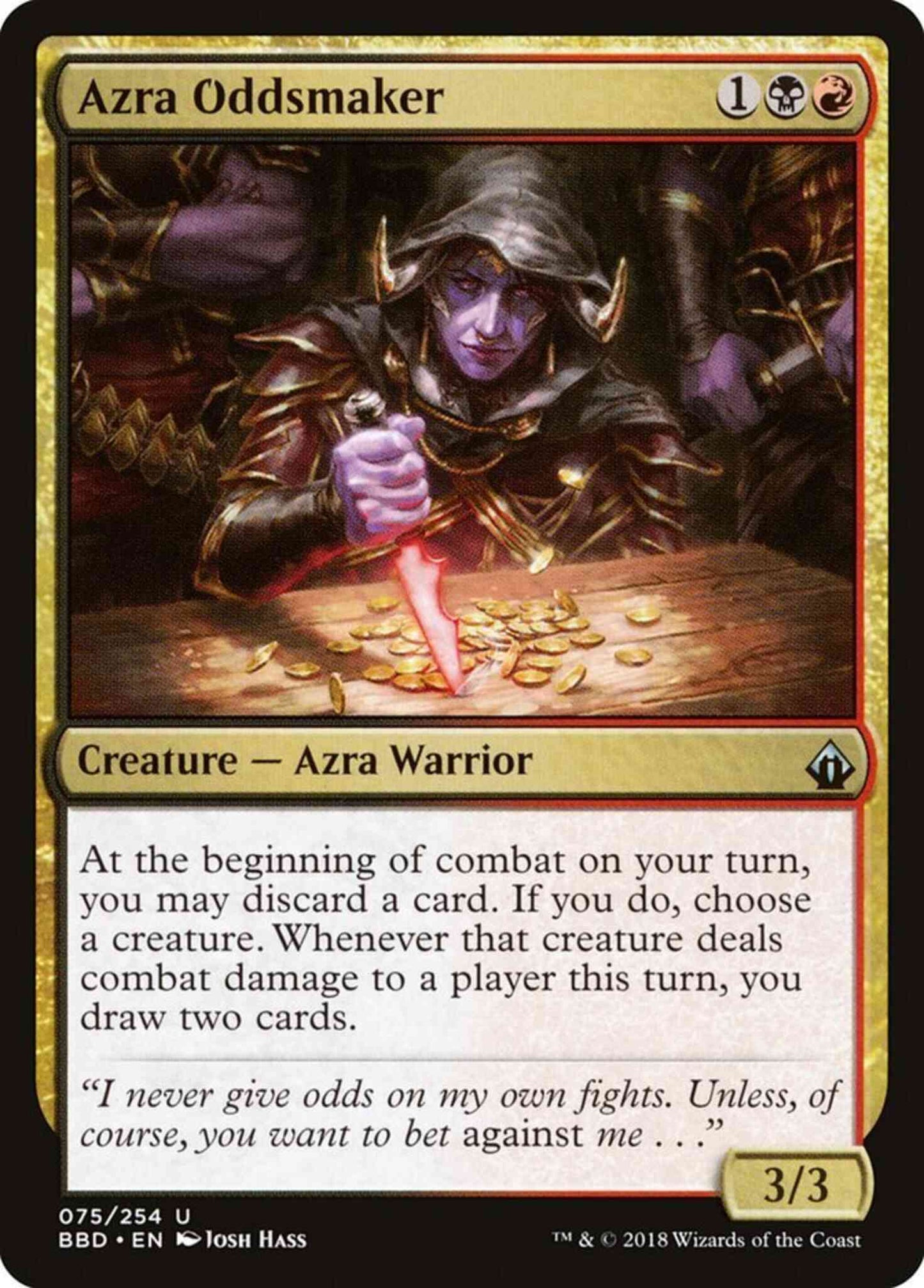 Azra Oddsmaker [75] [Battlebond] [Non-Foil]