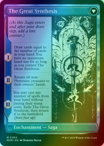 Jin-Gitaxias // The Great Synthesis [294] [Planar Showcase] [March of the Machine] [Foil]