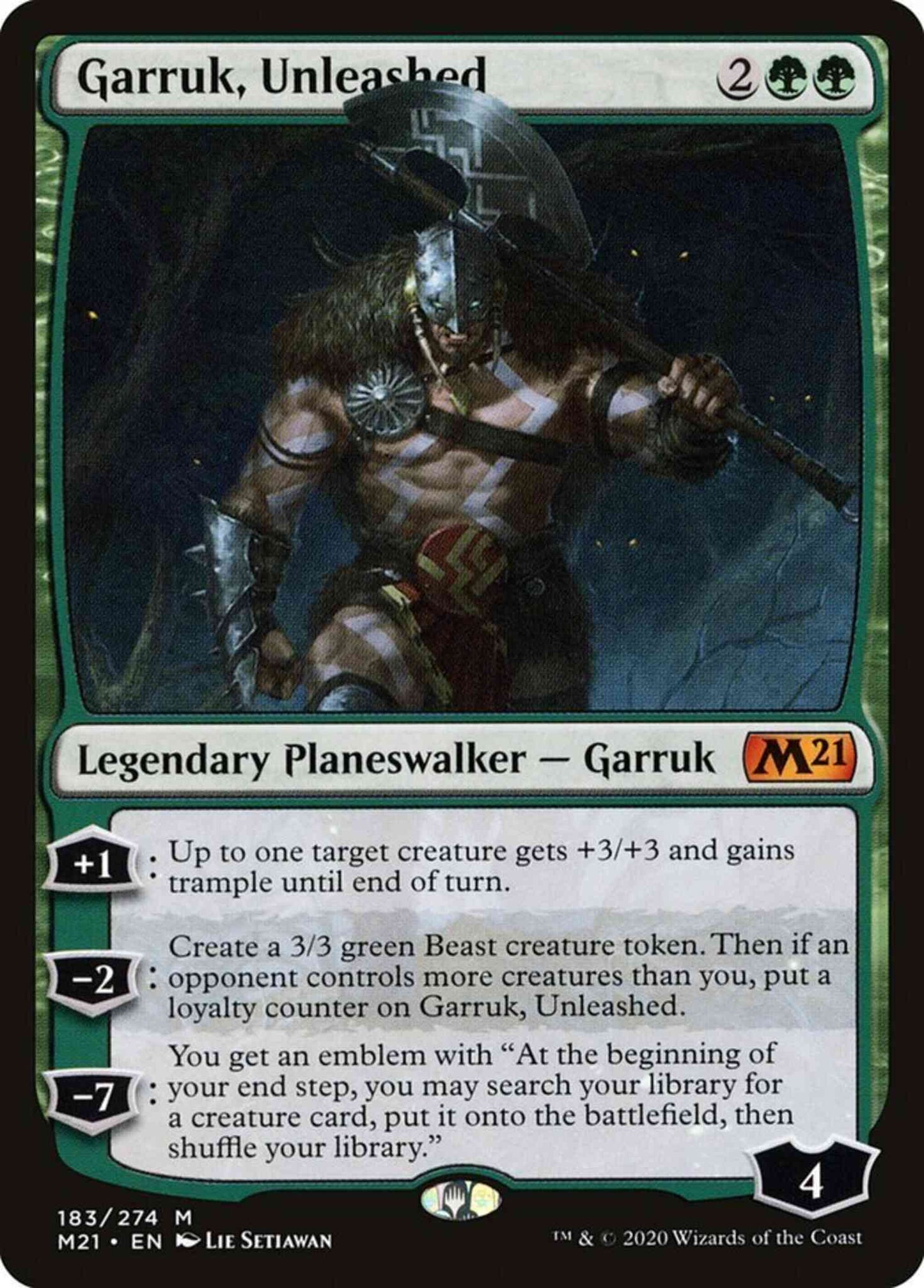Garruk, Unleashed [183] [Core Set 2021] [Non-Foil]